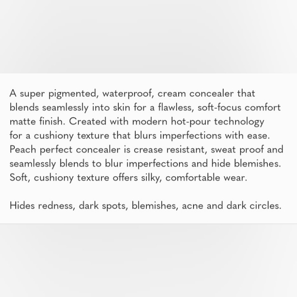 Too Faced Peach Perfect Cappuccino Concealer NIB - Picture 5 of 6